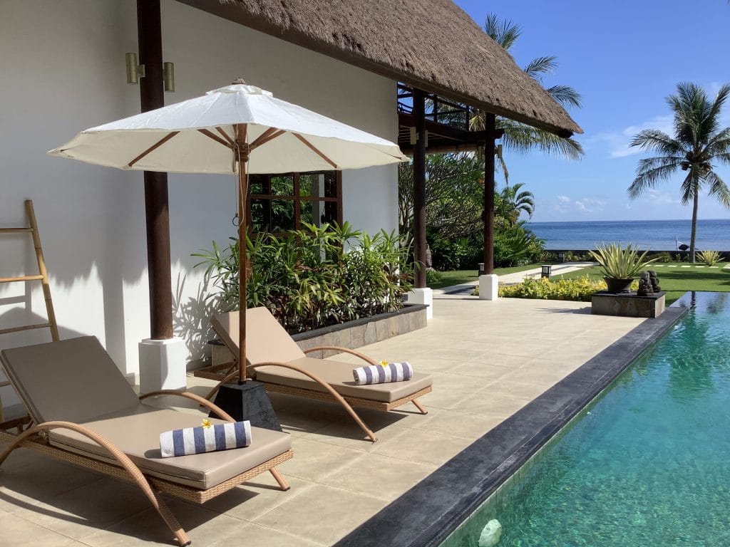 Villa op Bali aan zee